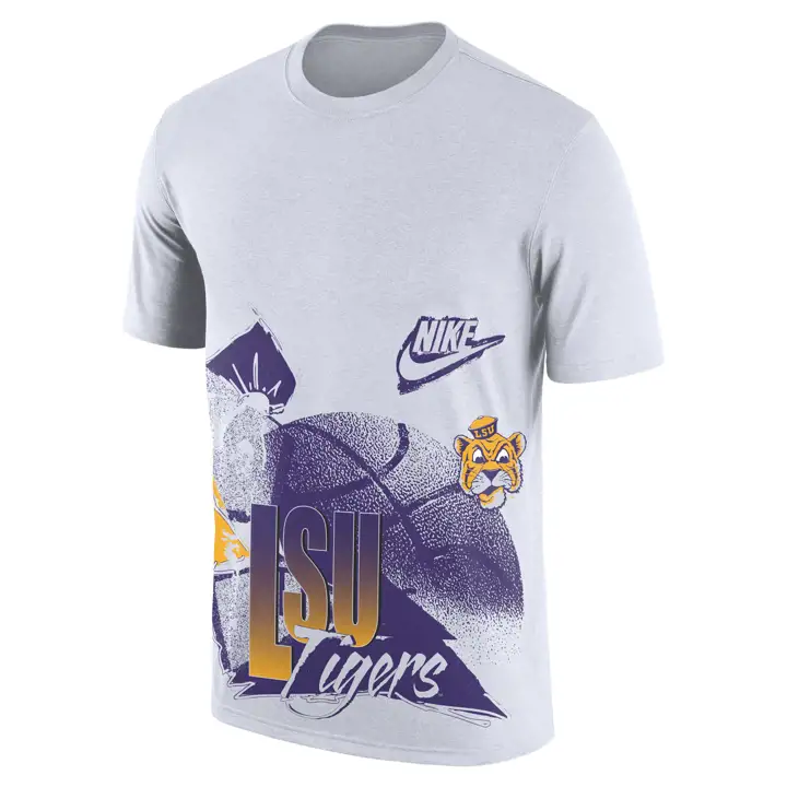 T-Shirt L.S.U. NCAA MX90 Années 90 Basket-Ball 22 BLN