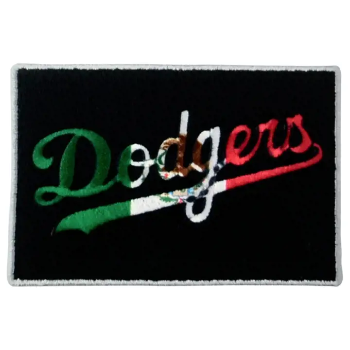 Écusson du drapeau mexicain des Dodgers de Los Angeles ast