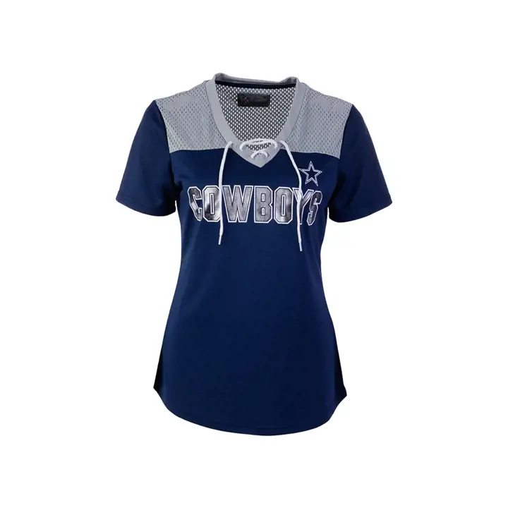 Haut de maillot NFL Dallas Cowboys Wildcard pour femme, couleur marine