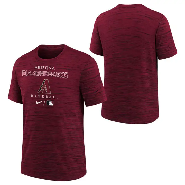 T-shirt enfant MLB Arizona Diamondbacks Velocity 22 cramoisi