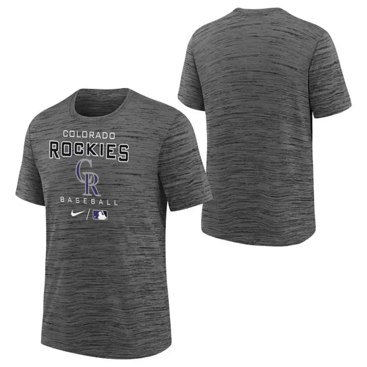 T-shirt jeunesse Velocity MLB Colorado Rockies 22 noir