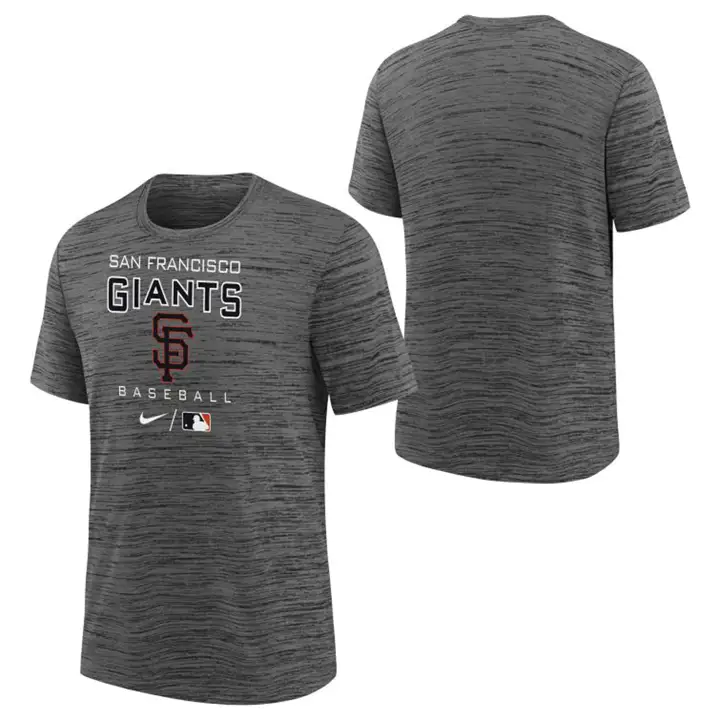T-shirt San Francisco Giants MLB Velocity pour jeune 22 - Noir