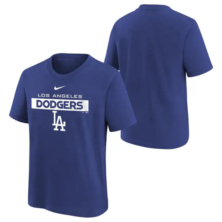 T-shirt en coton pour jeunes Los Angeles Dodgers MLB modèle Team Issue 22 r