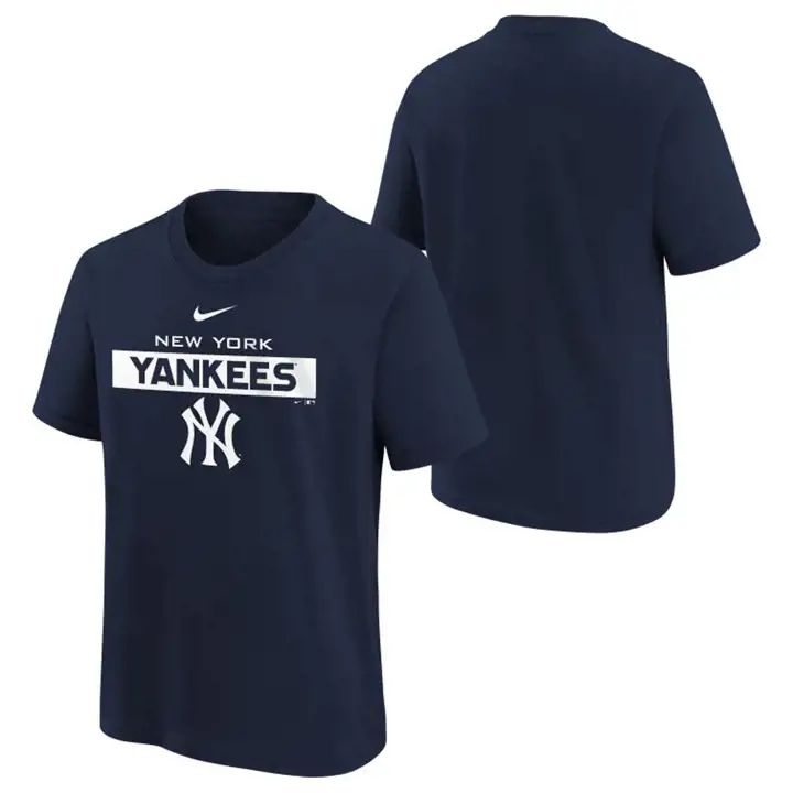 T-shirt en coton New York Yankees MLB Youth Team Issue 22 ans Marine