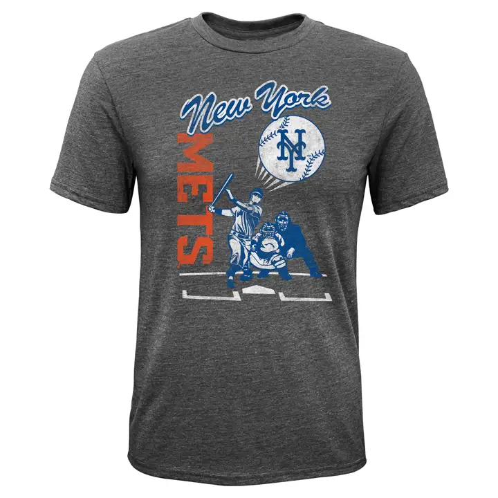 T-shirt Triblend New York Mets MLB Outta Here 22 gris