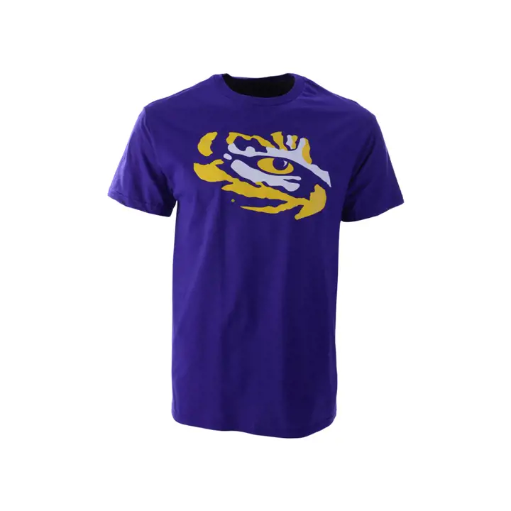 T-shirt pur à grand logo L.S.U. 2F NCAA