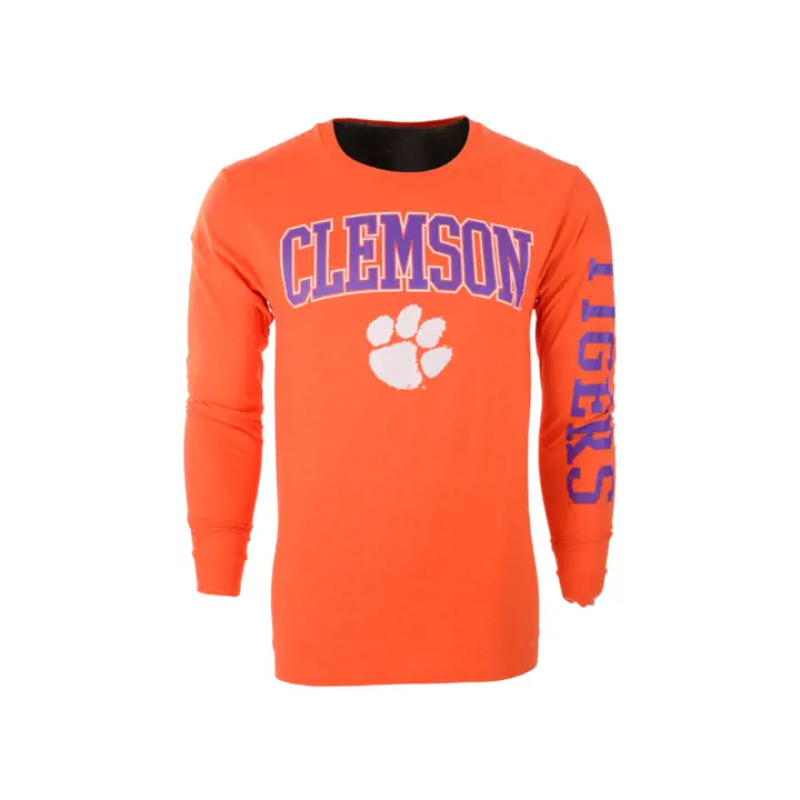 T-shirt à manches longues Clemson Tigers NCAA Midsize Slogan org