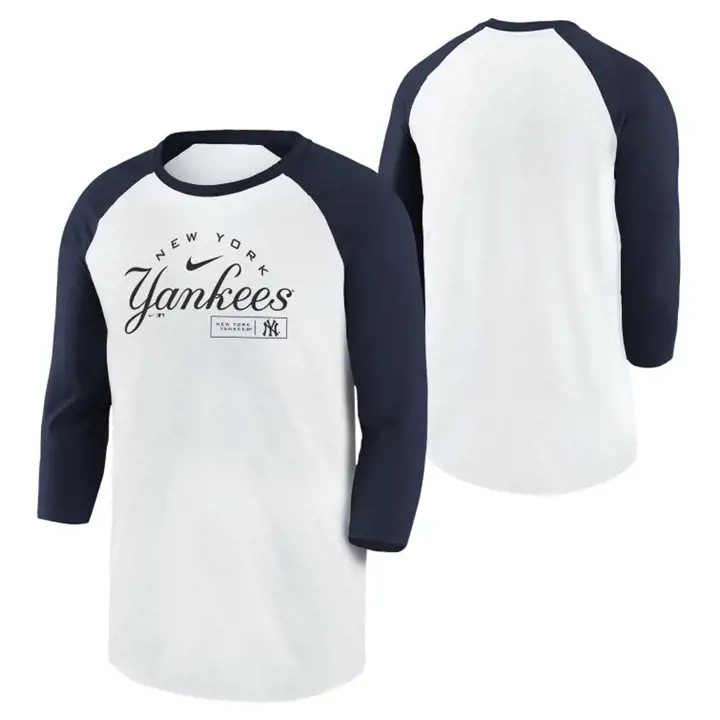 New York Yankees MLB Équipe moderne Raglan 22 Marine
