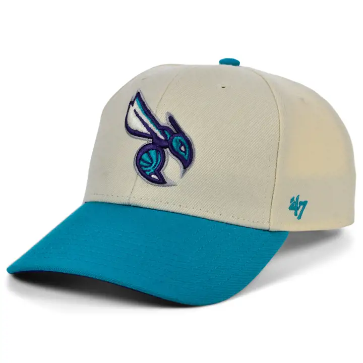 Charlotte Hornets NBA '47 2Tone Side Patch MVP NATUREL/VERT SARCELLE