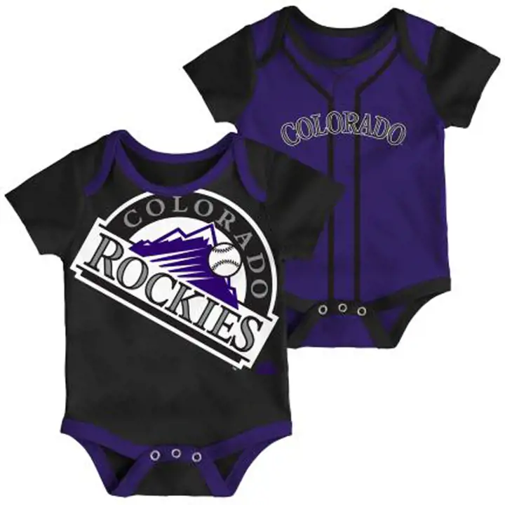 Colorado Rockies MLB NB Double Lot de 2 22 noir