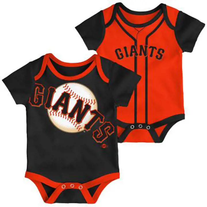 Lot de 2 figurines articulées MLB des Giants de San Francisco, 22 cm, noires