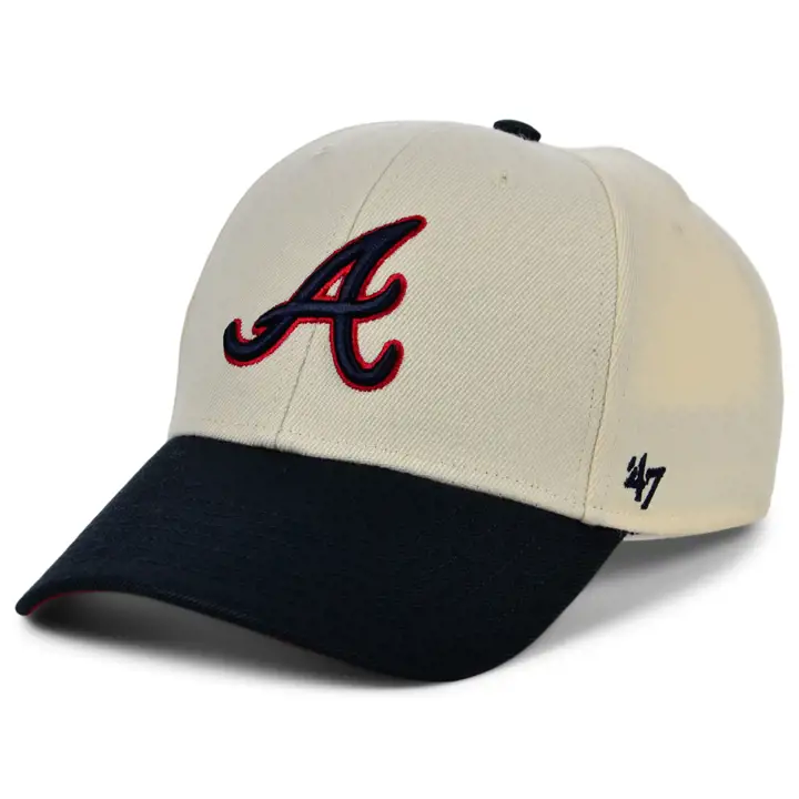 Casquette MLB Atlanta Braves 2 tons '47 MVP Natural