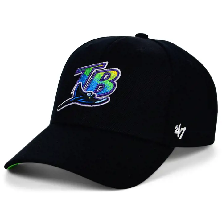 RAYS MLB 23 Écusson latéral local MVP COOPERSTOWN NOIR