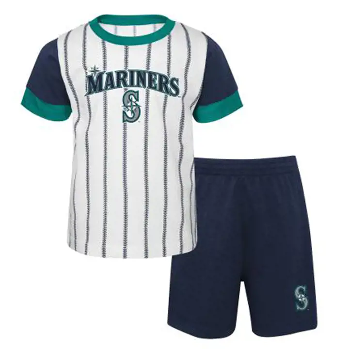 Ensemble maillot et short Mariners MLB Kids pour enfants, coloris marine, 22