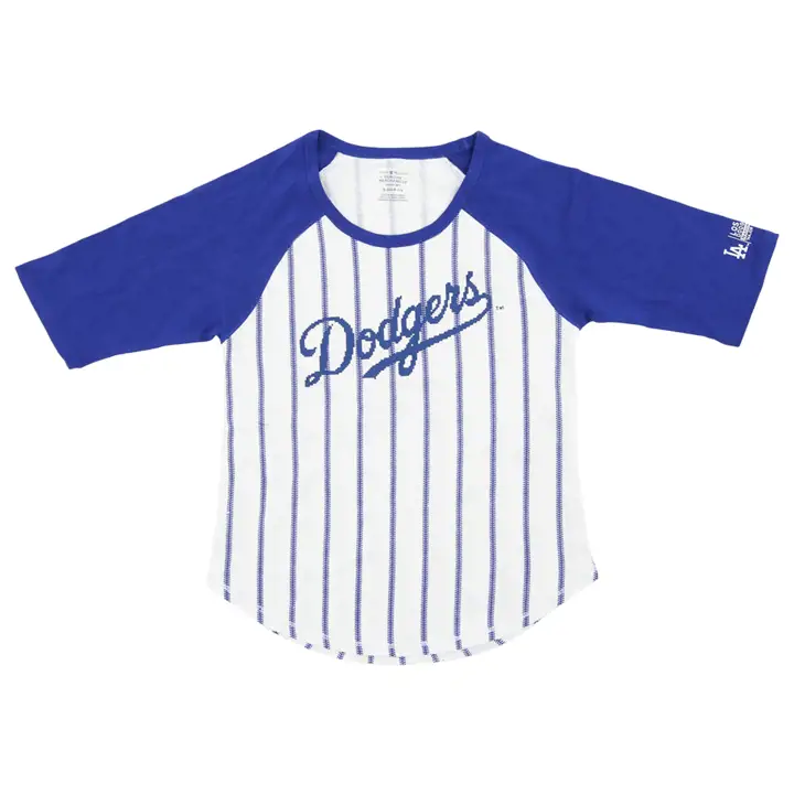 Los Angeles Dodgers MLB Fille Raglan Rayé 22 blc/rbl