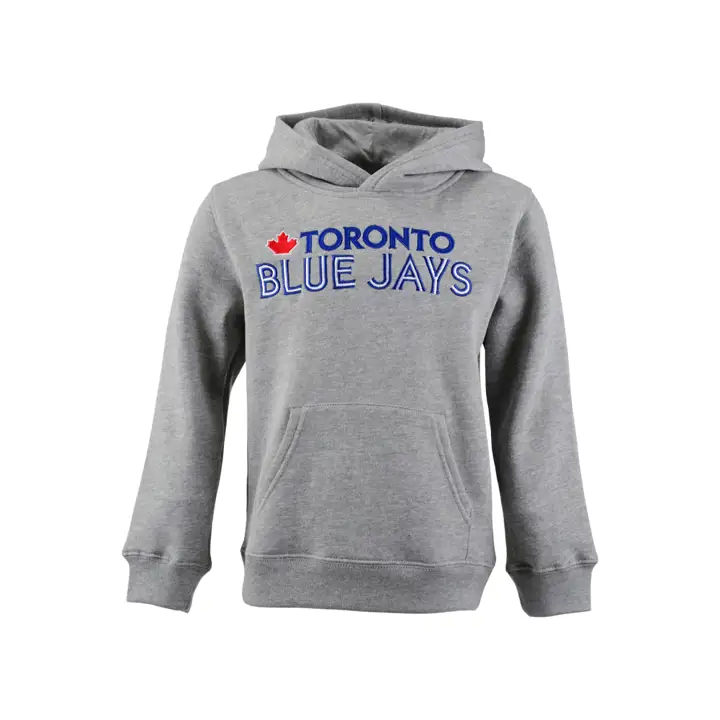 Chandail à capuchon Toronto Blue Jays MLB pour jeunes à logo principal bleu