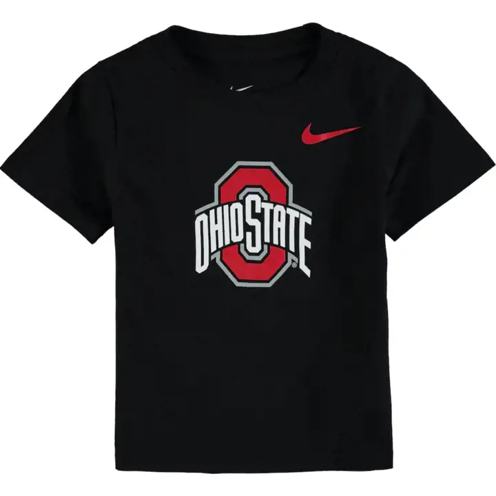 T-shirt Ohio State Buckeyes NCAA Grand Logo Enfant Noir