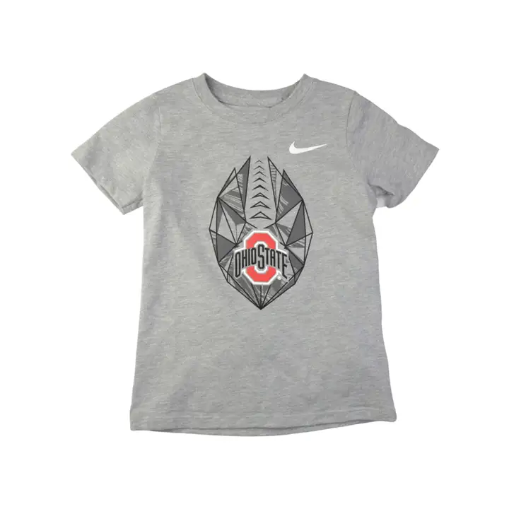 T-shirt icône NCAA Ohio State Buckeyes pour tout-petits GRIS