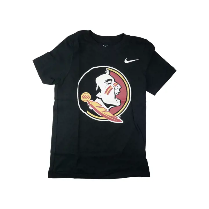 T-shirt enfant à grand logo NCAA Florida State Seminoles noir