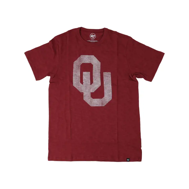 T-shirt Grand Logo NCAA Oklahoma Sooners Grit Scrum CRIM