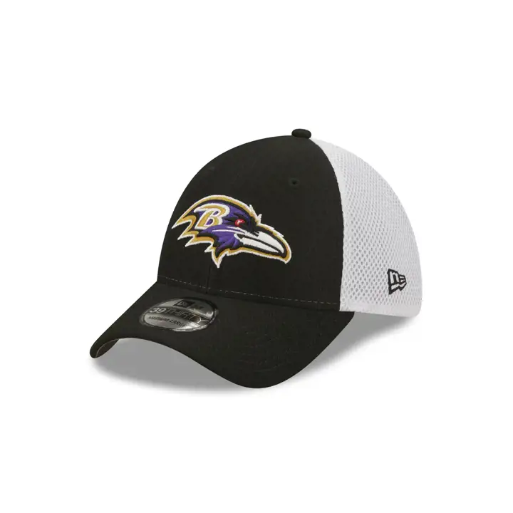 Baltimore Ravens NFL Hex Neo 39THIRTY NOIR/BLANC