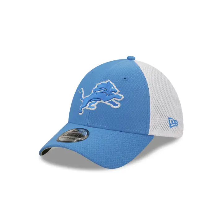 Casquette ajustée NFL Detroit Lions Hex Neo 39THIRTY LBL/WHT