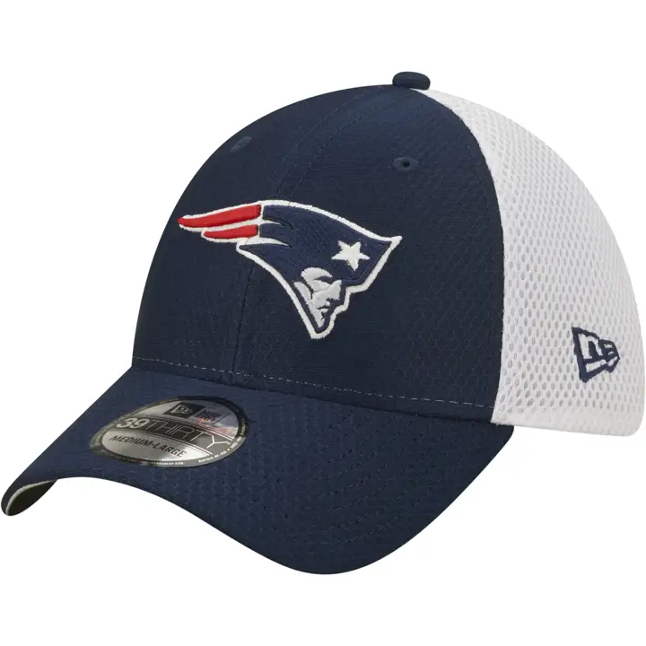 New England Patriots NFL Hex Neo 39THIRTY MARINE/BLANC