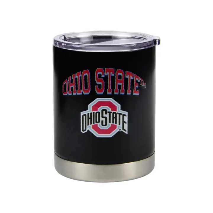 Gobelet à whisky noir Ohio State Buckeyes 12 oz