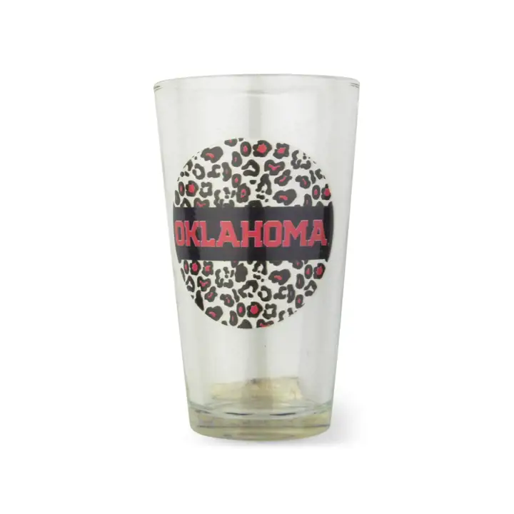 Verre à pinte Oklahoma Sooners 50 cl à pois changeants Ast