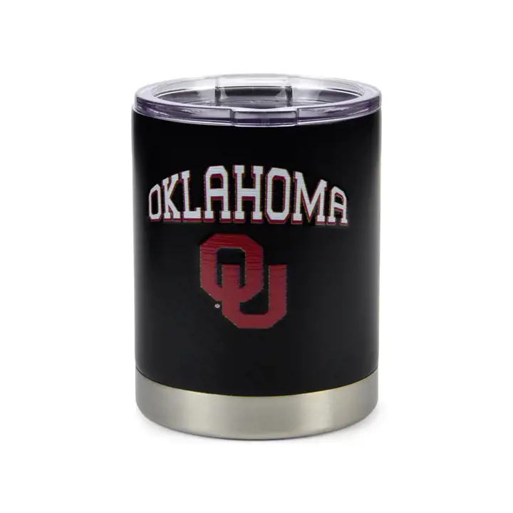 Gobelet culbuto bas Oklahoma Sooners 12 oz noir