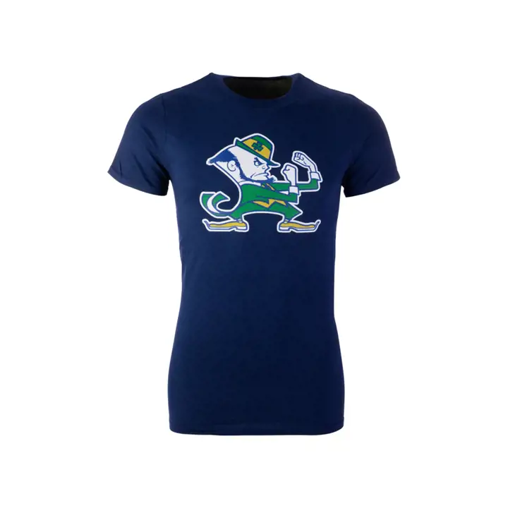 T-shirt mascotte NCAA Big Notre Dame 2F Leprechaun bleu marine