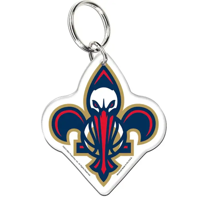 Porte-clés d'équipe des Pelicans de la Nouvelle-Orléans