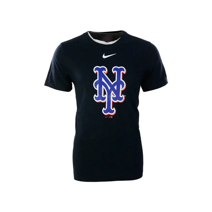 T-shirt à logo virgule MLB New York Mets - Noir