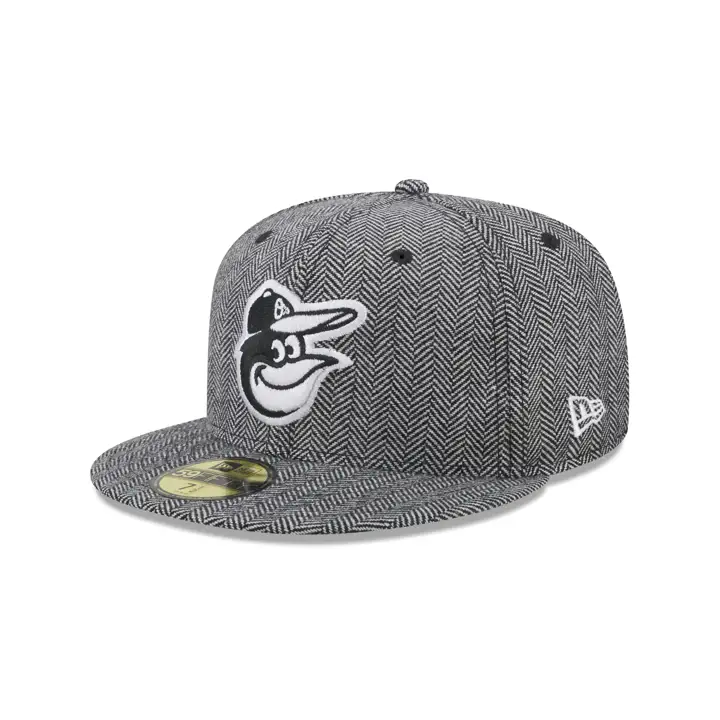 CASQUETTE BALTIMORE ORIOLES MLB TWEED 59FIFTY NOIR