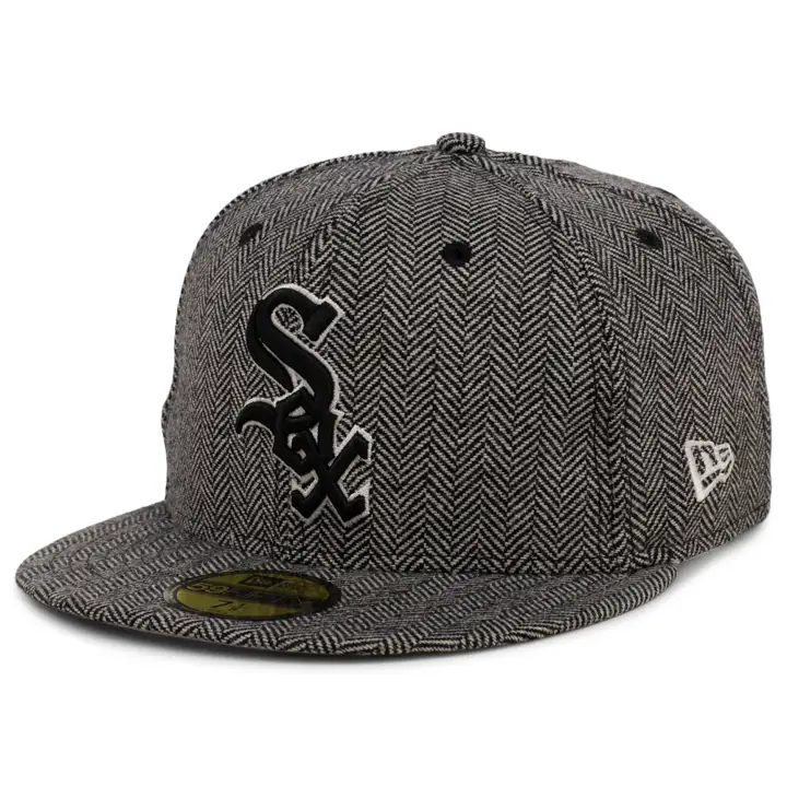 CASQUETTE CHICAGO WHITE SOX MLB EN TWEED 59FIFTY NOIRE