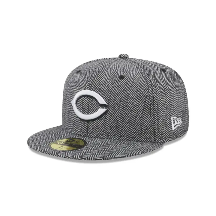CASQUETTE MLB TWEED 59FIFTY NOIRE CINCINNATI REDS