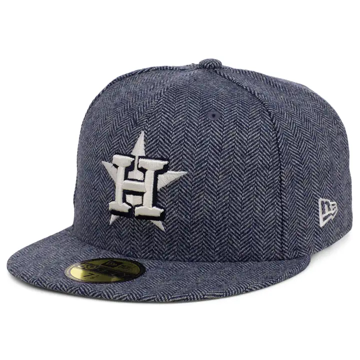 CASQUETTE 59FIFTY MLB TWEED HOUSTON ASTROS BLEU MARINE