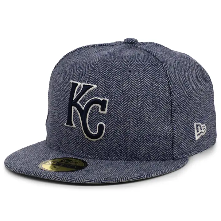 KANSAS CITY ROYALS MLB TWEED 59FIFTY BLEU MARINE