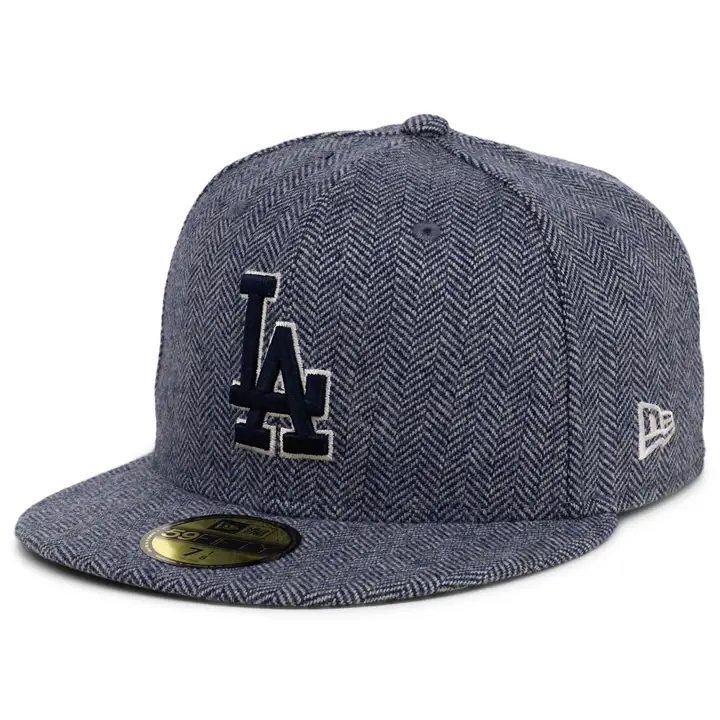 LOS ANGELES DODGERS MLB TWEED 59FIFTY MARINE