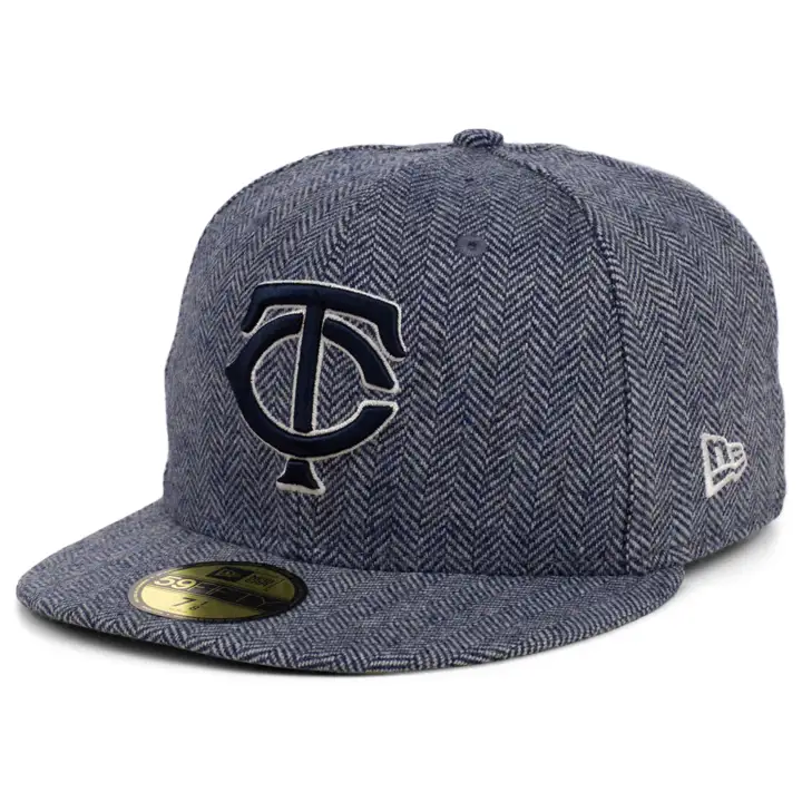 MINNESOTA TWINS MLB TWEED 59FIFTY BLEU MARINE