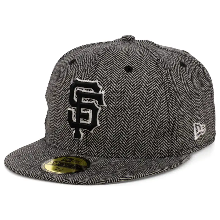 CASQUETTE 59FIFTY TWEED NOIRE MLB SAN FRANCISCO GIANTS