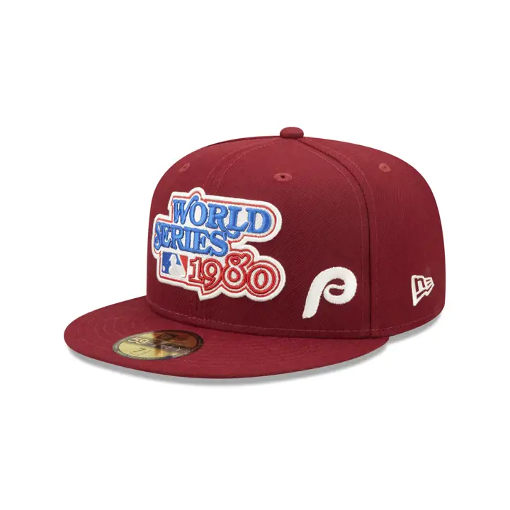 PHILADELPHIA PHILLIES MLB PATCHED FLAWLESS 59FIFTY WS 1980 C