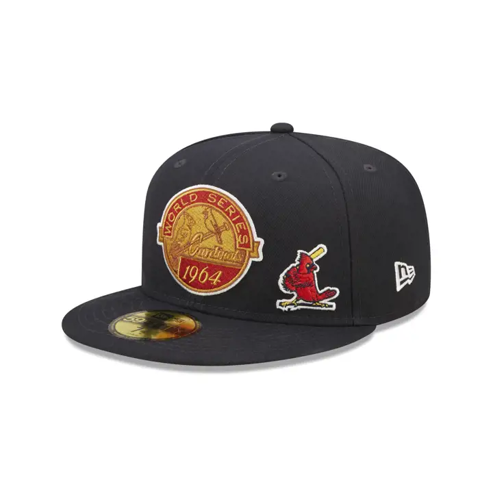 ST. LOUIS CARDINALS MLB PATCHED FLAWLESS 59FIFTY WS 1964 MARINE