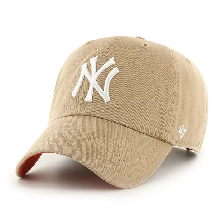 New York Yankees MLB BALLPARK COLOR UV 47 CLEAN UP KAKI/ORG