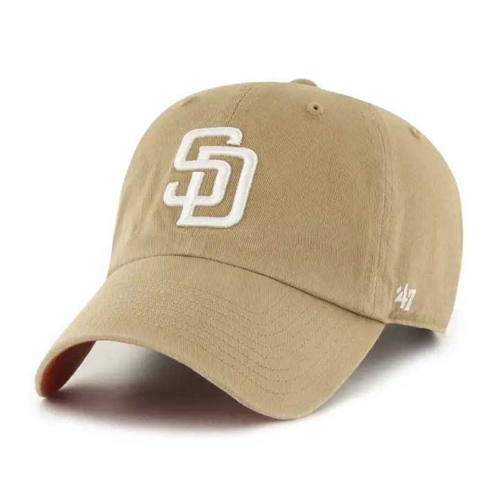 Casquette réglable San Diego Padres MLB COLOR UV 47 CLEAN UP Kaki/Orange