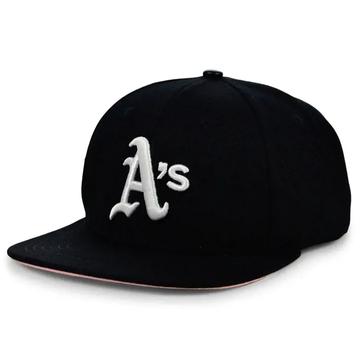 Casquette snapback Oakland Athletics MLB PS WS couleur BLK/PNK