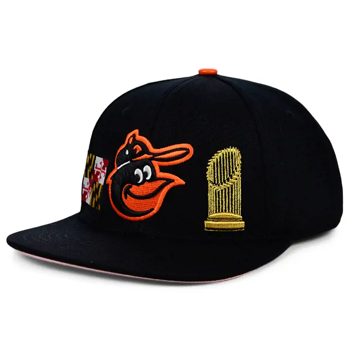 Casquette snapback Baltimore Orioles MLB Double City Logo BLK/PNK