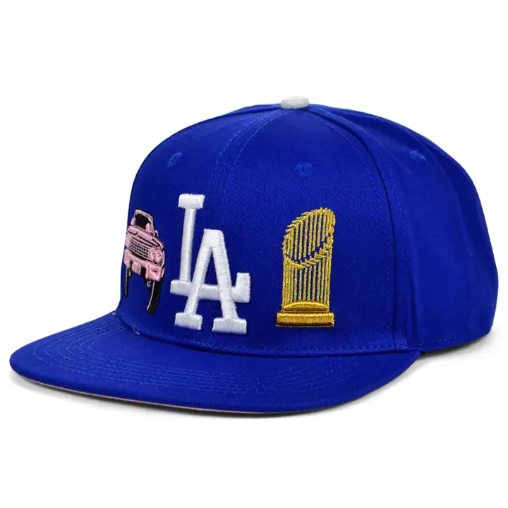 Casquette snapback Los Angeles Dodgers MLB Double City Logo BLEU/ROSE