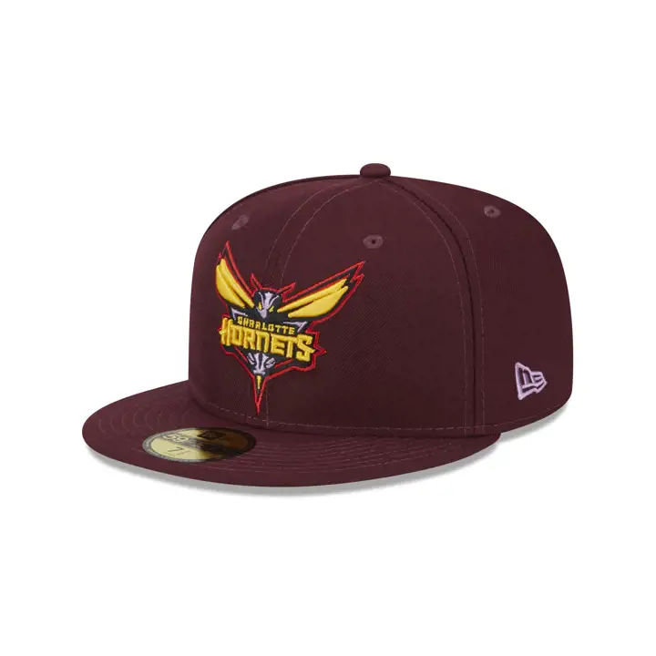 Charlotte Hornets NBA Bordeaux/Violet 59FIFTY BORDEAUX/VIOLET