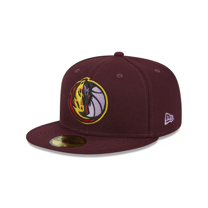 Casquette 59FIFTY Dallas Mavericks NBA bordeaux/violet BORDEAUX/VIOL
